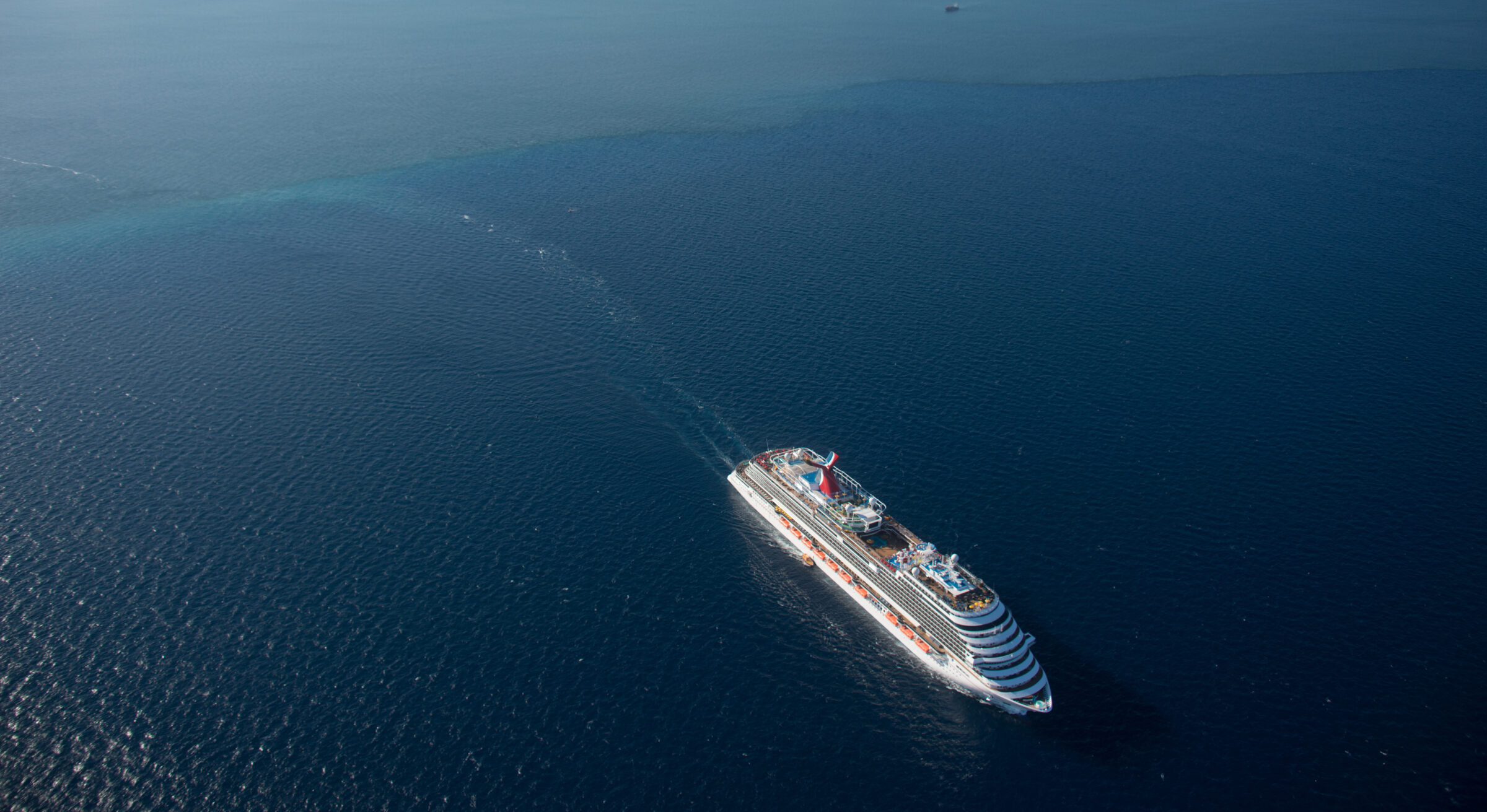The Carnival Horizon sails off Miami, Fla., Thursday, Sept. 20, 2018. Photo by Andy Newman/Carnival Cruise Line